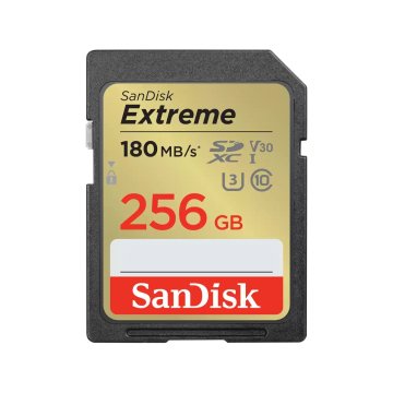 Memoria Sd 256gb Sandisk Sdsdxvv-256g-gncin Extreme Plus Sdxc Uhs-i C10 U3 180mb s 