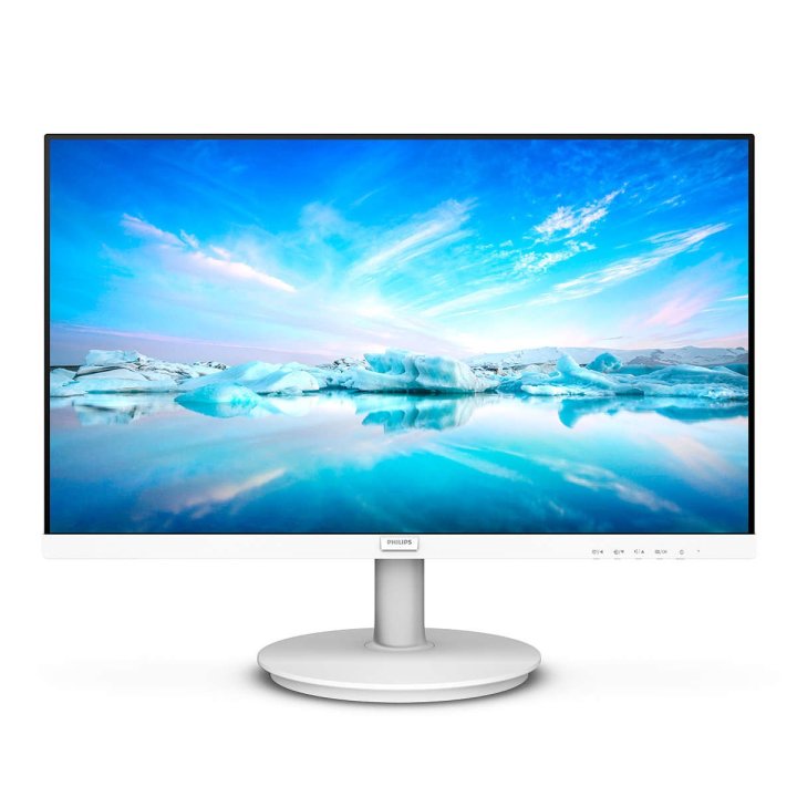Monitor 24" Hdmi Vga Philips 241v8aw Ips Fhd 75hz 250 Cd m 4ms Altavoces Vesa 100x100 Color Blanco