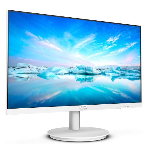Monitor 24" Hdmi Vga Philips 241v8aw Ips Fhd 75hz 250 Cd m 4ms Altavoces Vesa 100x100 Color Blanco