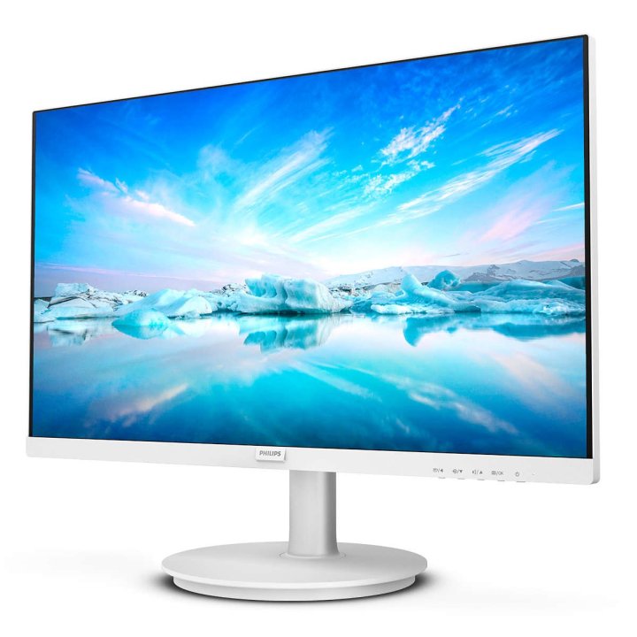 Monitor 24" Hdmi Vga Philips 241v8aw Ips Fhd 75hz 250 Cd m 4ms Altavoces Vesa 100x100 Color Blanco
