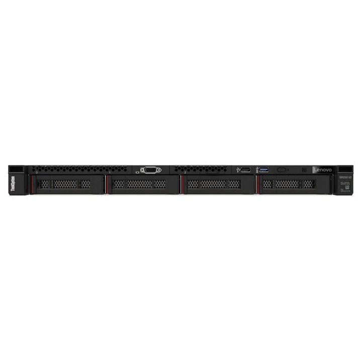 Servidor Rack Lenovo Sr250 V2 E-2378 (8 Core 2,6 Ghz 16mb 65w) 1x32gb Non Hdd Sas sata 450w