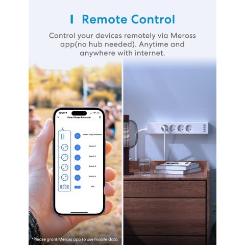 Regleta Smart Wifi Cuatro Shuko, Cuatro Usb...