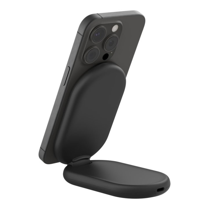 Cargador Inalambrico Belkin Wib007vfbk Boost Charge 15w Inalambrico Y Magnetico Plegable Color Negro