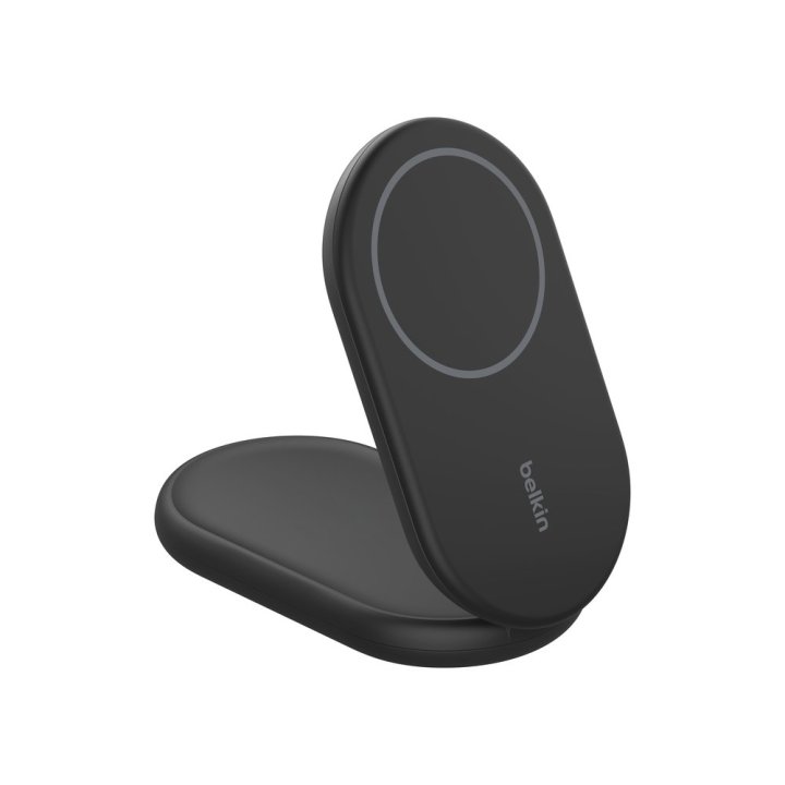 Cargador Inalambrico Belkin Wib007vfbk Boost Charge 15w Inalambrico Y Magnetico Plegable Color Negro