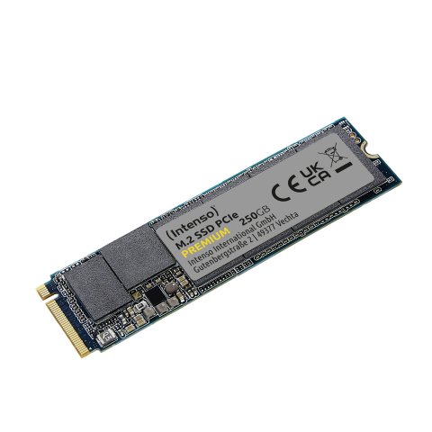 Disco M.2 Nvme 250gb Intenso Premium  Nvme Gen3 Lectura 2100mb s  Escritura  1100mb s