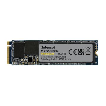 Disco M.2 Nvme 250gb Intenso Premium  Nvme Gen3 Lectura 2100mb s  Escritura  1100mb s