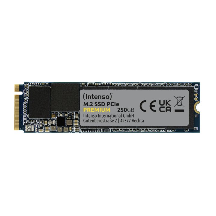 Disco M.2 Nvme 250gb Intenso Premium  Nvme Gen3 Lectura 2100mb s  Escritura  1100mb s