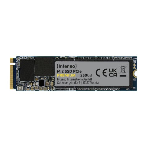Disco M.2 Nvme 250gb Intenso Premium  Nvme Gen3 Lectura 2100mb s  Escritura  1100mb s