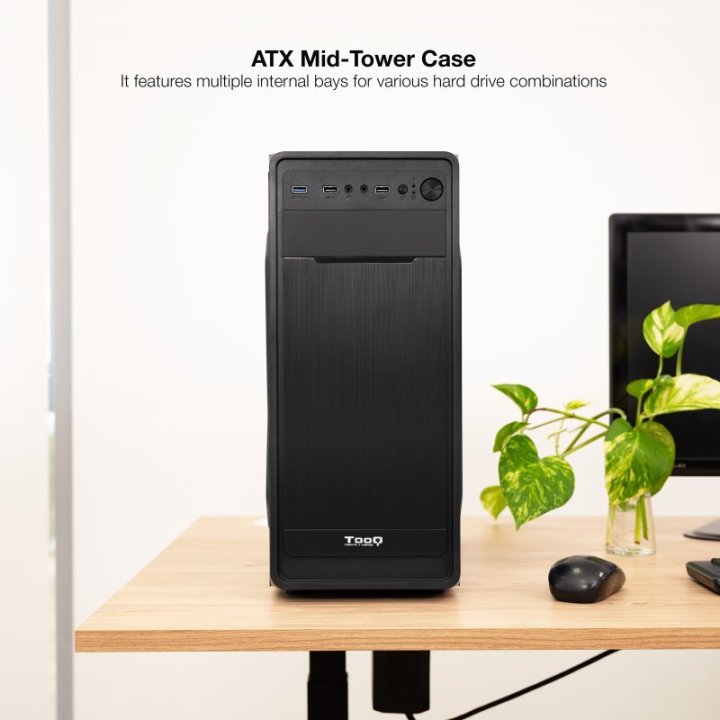 Caja Atx Semitorre Tooq Tqc-5701u3c-b Color...