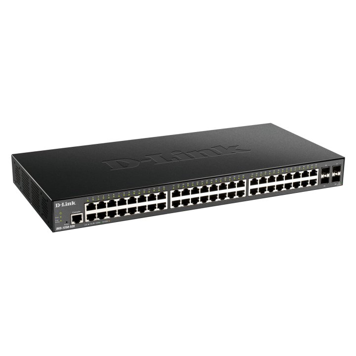 (km0) Switch Semigestionable D-link Dgs-1250-52x e 48p Giga + 4p 10g Sfp+ Capacidad De Switching 176gbps Cash30