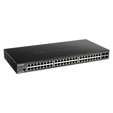 (km0) Switch Semigestionable D-link Dgs-1250-52x e 48p Giga + 4p 10g Sfp+ Capacidad De Switching 176gbps Cash30