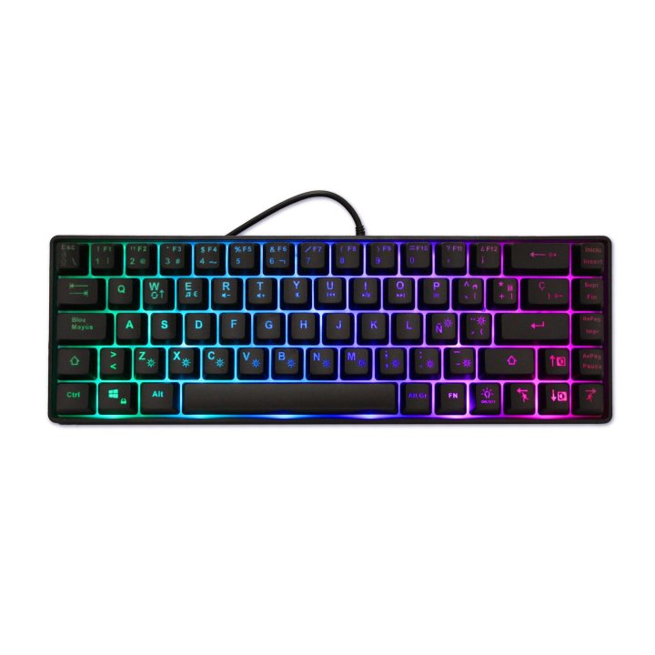 Teclado Mecanico Compacto Mini Tm065 Deep Gaming Gaming Dg-tec65-rgb 69 Teclas Negro