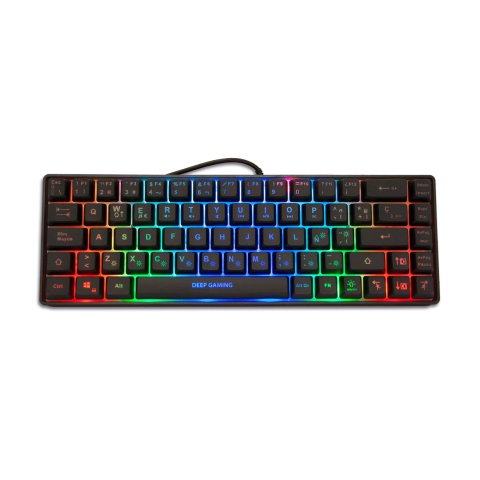 Teclado Mecanico Compacto Mini Tm065 Deep Gaming Gaming Dg-tec65-rgb 69 Teclas Negro
