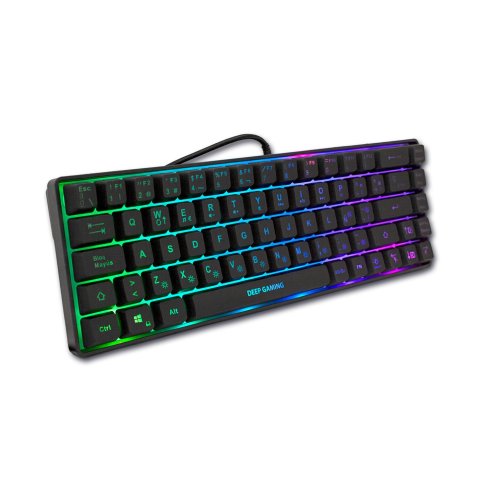 Teclado Mecanico Compacto Mini Tm065 Deep Gaming Gaming Dg-tec65-rgb 69 Teclas Negro