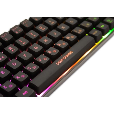 Teclado Mecanico Compacto Mini Tm065 Deep Gaming Gaming Dg-tec65-rgb 69 Teclas Negro