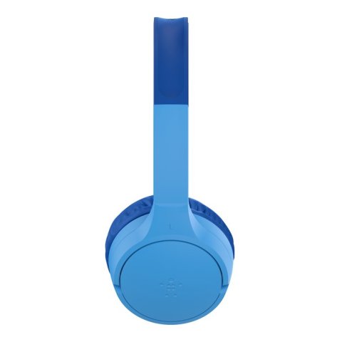Headset Inalambrico Belkin Aud002btblv3 Supraaural Carga Por Usb-c Color Azul Kids