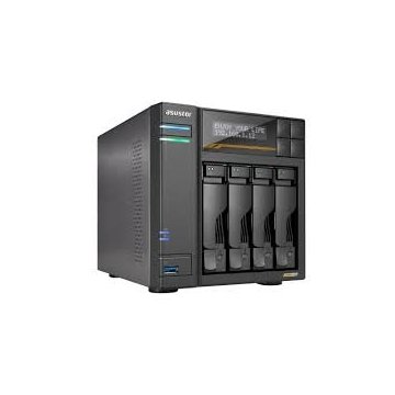 Servidor Nas Asustor Lockerstor 4 As6804t 4 Bahias Amd...
