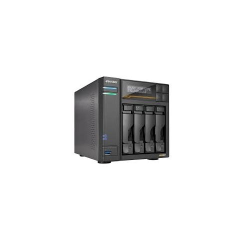 Servidor Nas Asustor Lockerstor 4 As6804t 4 Bahias Amd Ryzen Quad Core 2.3ghz 16gb Usb4 Dual 10gbe 