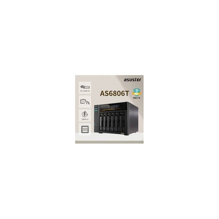 Servidor Nas Asustor Lockerstor 6 As6806t 6...