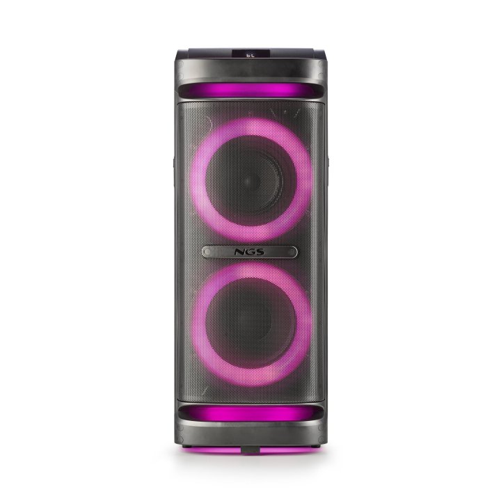 Altavoz Bluetooth Trolley Ngs Wildspace2 2000w Tecnologia Bt Y Tws Usb aux In. Luces Led
