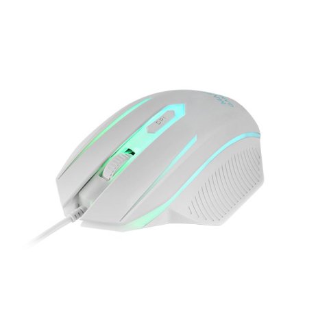 Pack Teclado Mouse Y Alfombrilla Mars Gaming Mcp124wes Rgb H-mech, Mouse Huano Rgb 3200dpi, Alfombrilla  360*260mm White