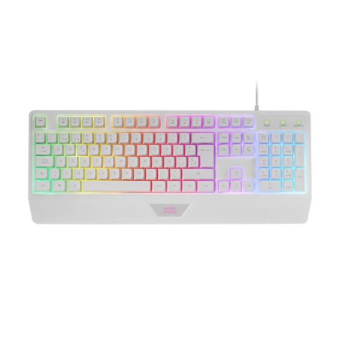 Pack Teclado Mouse Y Alfombrilla Mars Gaming Mcp124wpt Portugues Rgb H-mech, Mouse Huano Rgb 3200dpialfombrilla  360*260mm Wh