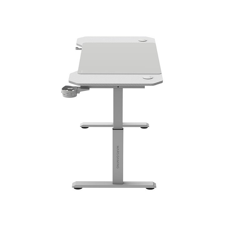Mesa Mars Gaming Mgd Ergo 120 Regulable En Altura Tablero Blanco 120x60 Chasis De Acero Alf. Xxl 