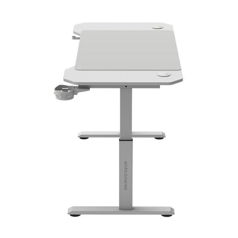 Mesa Mars Gaming Mgd Ergo 120 Regulable En Altura Tablero Blanco 120x60 Chasis De Acero Alf. Xxl 