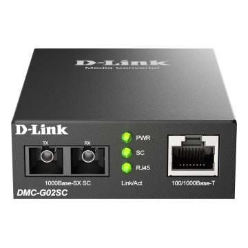 Convertidor De Medios Multimodo 100 1000 Base-t A 1000 Base-sx (sc) 550m Power 5v