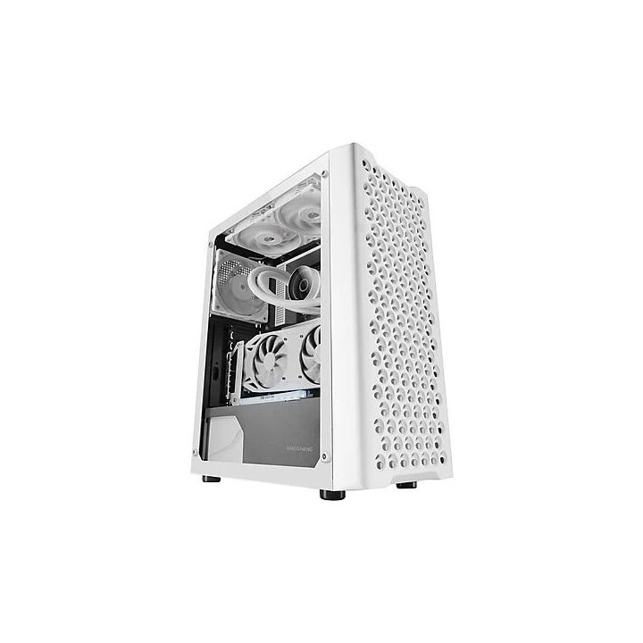 Caja Atx Semitorre Mars Gaming Mciprow Ventana Lateral 2x3.5" 4xssd 1xusb3.0 2xusb2.0 Audio Blanca