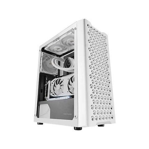 Caja Atx Semitorre Mars Gaming Mciprow Ventana Lateral 2x3.5" 4xssd 1xusb3.0 2xusb2.0 Audio Blanca