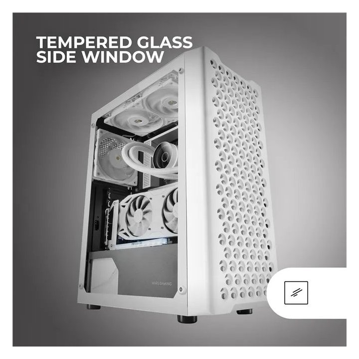 Caja Atx Semitorre Mars Gaming Mciprow Ventana...