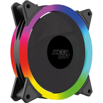 Ventilador Interno Approx Xfc-120sr Argb 120mm 4 Pin Pwm Color Negro  2