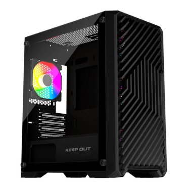 Caja Microatx Keep Out Xc-220 Glass 1x3.5” 2x2.5”...