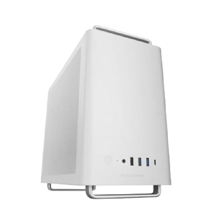 Caja Microatx Mars Gaming Mc-elite Matx Mini-itx 3xssd 1x3.5" 2xusb3.0 1xusb2.0 1xusb-c Blanca