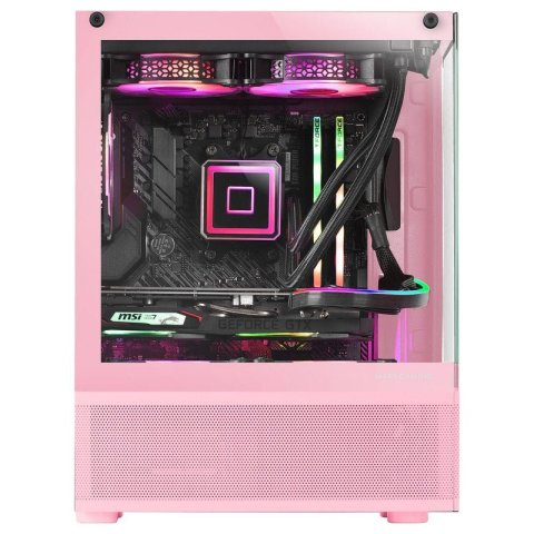 Caja Microatx Gaming Mars Gaming Mc-sep Pink...