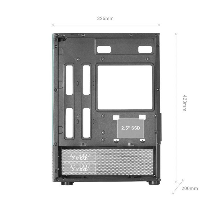 Caja Microatx Gaming Mars Gaming Mc-sep Pink...