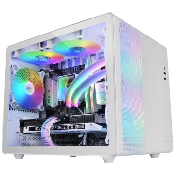 Caja Microatx Cube Gaming Mars Gaming Mc400 White Frontal...