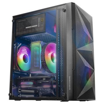 Caja Microatx Gaming Mars Gaming Mc-me Black Frontal Mesh...
