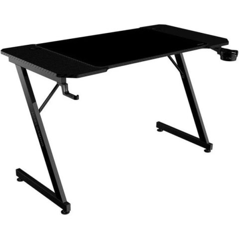 Mesa Mars Gaming Mgd X120 Chasis De Acero Tablero Negro 120x60 Diseño Fibra De Carbono Alf. Xxl