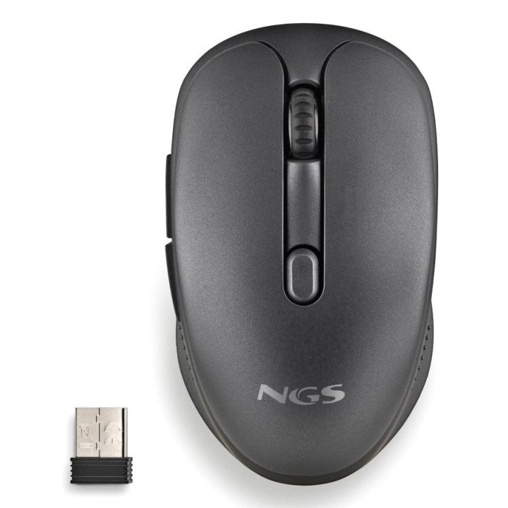 Mouse Ngs Optico Evo Spook Inalambrico Recargable Multimodo Usb-a