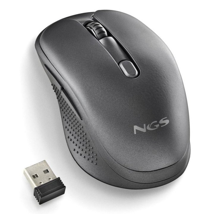Mouse Ngs Optico Evo Spook Inalambrico Recargable Multimodo Usb-a