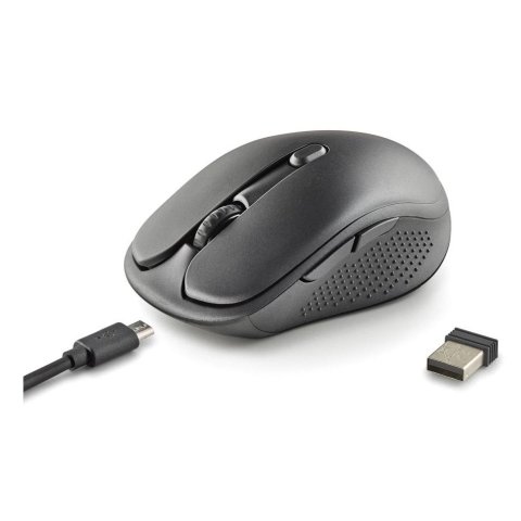 Mouse Ngs Optico Evo Spook Inalambrico Recargable Multimodo Usb-a