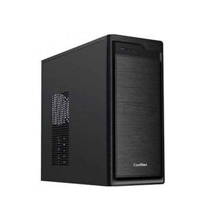 Caja Atx Semitorre Coolbox F800 Color Antracita Usb 3.0 Sin Fuente De Alimentacion