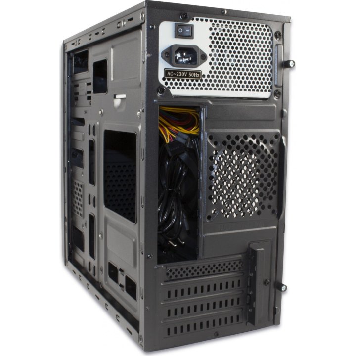 Caja Microatx Coolbox Mpc-28 Black Con Fuente...