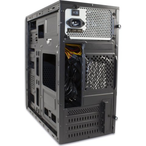 Caja Microatx Coolbox Mpc-28 Black Con Fuente...