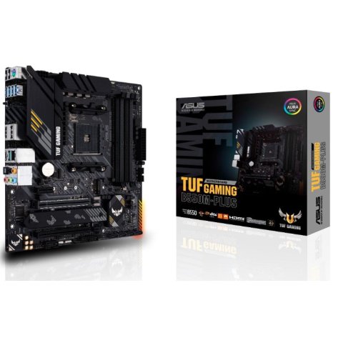 Pb Asus Tuf Gaming B550m-plus Skt Am4,b550,dual M.2,hdmi,aura