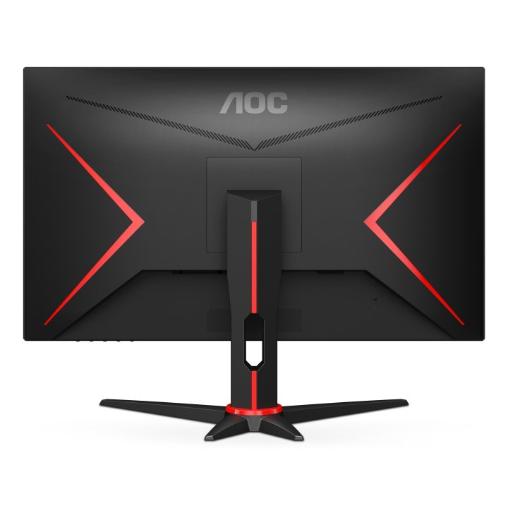 Monitor 24" Dp Hdmi Aoc 24g2spae bk Ips Fhd 165hz 1ms 300cd Vesa 100x100 2x2w Color Negro Rojo