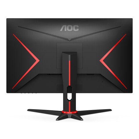 Monitor 24" Dp Hdmi Aoc 24g2spae bk Ips Fhd 165hz 1ms 300cd Vesa 100x100 2x2w Color Negro Rojo