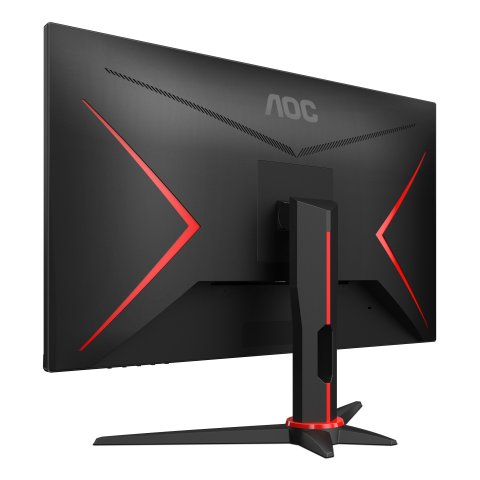 Monitor 24" Dp Hdmi Aoc 24g2spae bk Ips Fhd 165hz 1ms 300cd Vesa 100x100 2x2w Color Negro Rojo